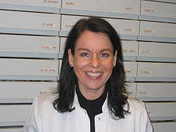 Apothekenleiterin und Inhaberin Britta Spang